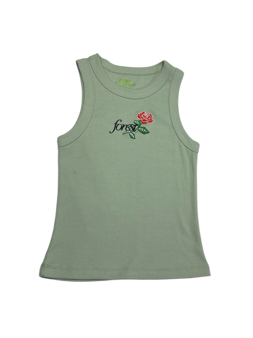 Camiseta Floral verde oliva